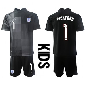England Jordan Pickford #1 Målmand Replika Babytøj Hjemmebanesæt Børn VM 2022 Kortærmet (+ Korte bukser)